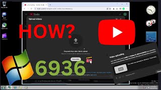 How I uploaded a video from Windows 7 Build 6936 [upl. by Yarak]