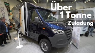 ALLRAD WOHNMOBIL MIT ÜBER 1 TONNE ZULADUNG 2023 Bimobil HR 380 4x4 Mercedes Sprinter Allrad [upl. by Hootman51]