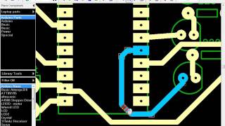 Using diptrace  PCB layout  Designing the board [upl. by Atinihs]