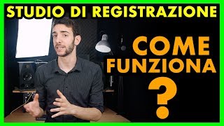 STUDIO DI REGISTRAZIONE  Come Funziona registrare una canzone [upl. by Ariayek]