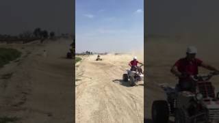 Yamaha yfz 450 vs banshee [upl. by Lexine]