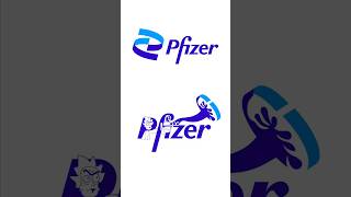 Pfizer💉 logodesign logo marcas vectorart speedart logotype adobeillustrator adobe parodia [upl. by Dnomasor]