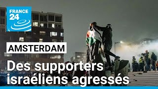 Des supporters israéliens agressés à Amsterdam Netanyahu envoie deux avions de secours [upl. by Einavoj]