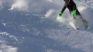 SaasFee October powder skiing crash [upl. by Dominick]