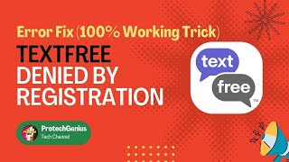 Textfree denied by registration abuse detector Fix 100 Working  Textfree Sign up Problem Fix [upl. by Enilarak]