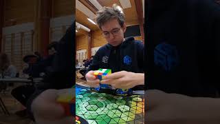 Tymon kolasinski recordista europeu rubikscube record slowmotion rubik cube recorder tymon [upl. by Sajovich227]