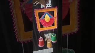 Diy wall hanging for diwali decoration items day3 diy new craft shorts [upl. by Stannwood22]