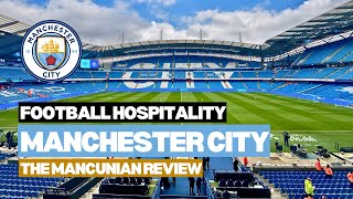 Manchester City hospitality review  The Mancunian  The Padded Seat [upl. by Horacio]