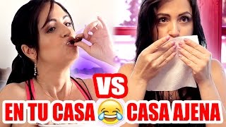 En tu Casa vs Casa Ajena 😂 Lo Que Haces Cuando No te Ven 😅 Expectativa VS Realidad SandraCiresArt [upl. by Enaek]