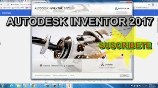 como descargar e instalar Inventor profesional 2017 con licencia de autodesk [upl. by Agathe]