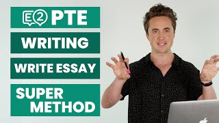 PTE Writing Write Essay  SUPER METHOD [upl. by Aicilat425]