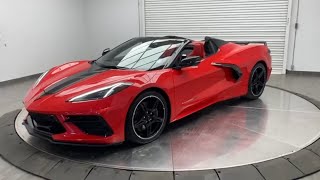 Torch Red 2022 Corvette Convertible Z51 Performance Package wAdrenaline Red Leather [upl. by Birmingham]