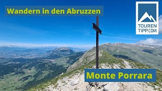 Abruzzen Wanderung Monte Porrara  tourentippcom [upl. by Sinnod]