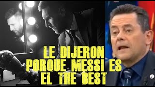 PERIODISTA ARGENTINO LE DICE UNA VERDAD INCOMODA A PERIODISTAS ESPAÑOLES SOBRE MESSI [upl. by Acnairb]