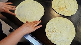 TORTILLAS DE HARINA como hacer o preparar a mano Receta facil y rapida [upl. by Xenos]