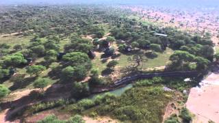 Aerial view over the Marataba Matlabas river [upl. by Gavrilla805]