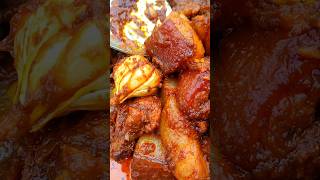 Garlic Pork Roast 🔥Spicy Recipe  Full Tasty 😋 [upl. by Aihsoek]