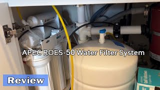 APEC ROES50 Water Filter System Review [upl. by Preston188]