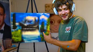 I Tried Following a Bob Ross Painting Tutorial [upl. by Vally608]