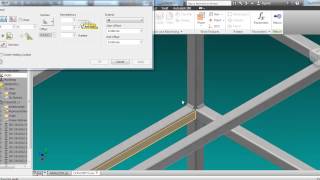 ESTRUCTURAS METALICAS EN AUTODESK INVENTOR [upl. by Elleraj]