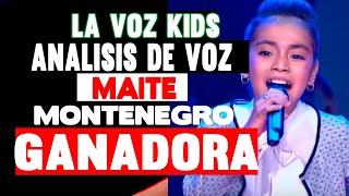 ¿ MAITE GANADORA  VOZ KIDS COLOMBIA 2019  ANALISIS Maite VS Rosangle Abreu [upl. by Downs]