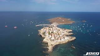 Tabarca island  Spain drone video [upl. by Retsof]