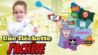 JE LANCE UNE FLECHETTE SUR UNE CARTE ET J’ACHETE [upl. by Eninnaj]