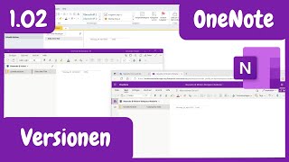 102  OneNote Versionen im Überblick  OneNote MasterClass [upl. by Emawk]