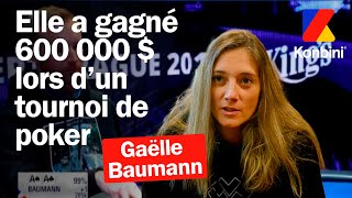 Gaëlle a gagné le JACKPOT au poker elle raconte comment elle est passée damatrice à pro 🔥 [upl. by Stets]