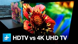 4K UHD TV vs 1080p HDTV  Side by Side Comparison [upl. by Girard]