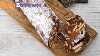 Salame di cioccolato  Ricetta in 1 minuto [upl. by Llereg]