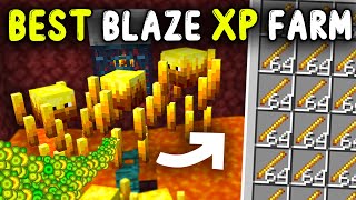 EASIEST BLAZE XP Farm Minecraft 121 400  H [upl. by Elletsyrk]