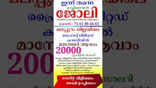 November  5  jobvacancyinkerala jobopenings psckerala latestjobvacancyinkerala [upl. by Dedie]