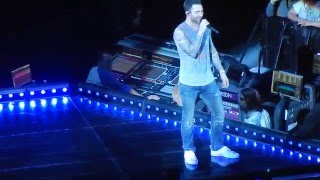 Maroon 5  She Will Be Loved  Behati  Amsterdam  3th June  live [upl. by Lanaj]