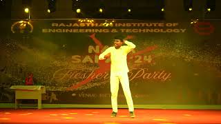 College freshers party solo dance performance college fresherparty function dance RIET solo [upl. by Irot]