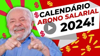 Abono salarial PIS Pasep 2024 começa a ser pago veja o calendário [upl. by Lupien]