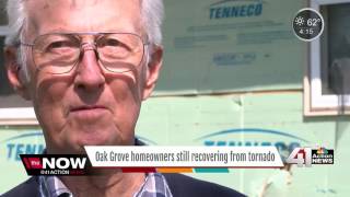 Oak Grove homeowners still recovering from tornado [upl. by Brackely615]