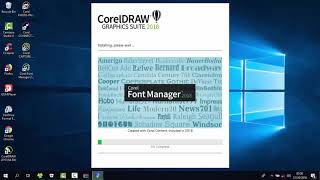 Cara Install CorelDraw Graphics Suite 2018 [upl. by Lrat]