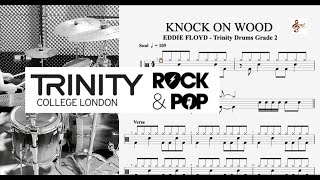 KNOCK ON WOOD  Trinity Rock and Pop Grade 2 Drums [upl. by Akino]