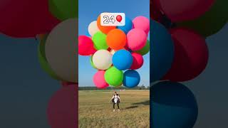 Ballone balloon ballooning genderreveal funny golf hotairballoon ytshorts [upl. by Alisia]