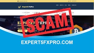 Expert5fxprocom SCAM [upl. by Suhpoelc119]