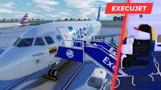 ROBLOX Airline Flight Review  Execujet Holdings  A320  Premier Class [upl. by Mcarthur]