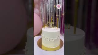 Elegant White Chocolate Cake Design  Perfect for Any Celebration 🎂 [upl. by Adna142]