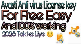 Avast Anti Virus License key free Download 2028 by VM tech [upl. by Analad]