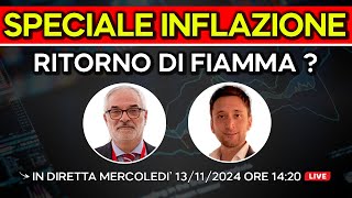 Speciale INFLAZIONE USA OGGI DATI CRUCIALI PER I MERCATI FINANZIARI [upl. by Eimmac]