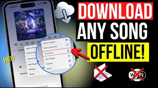 How To DOWNLOAD ANY MUSIC on iPHONE 2024 Offline Music [upl. by Idur]