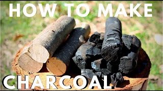 How To Make Charcoal Briquettes  At Home [upl. by Dnallor]