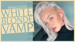 Blonde Haare weiß färben 👩🏻‍🦳  PERFEKTES WEIßBLOND  PLATINBLOND Schritt für Schritt blondieren [upl. by Yard]