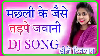 Machhali Ke Jaise Tadpe Jawani Dj Song2022Dj RIZWAN Mixing Mungeshpur 2022  Dholki Mix [upl. by Doralynn523]