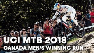 Who Won The Mens Downhill MTB Final at MontSainteAnne Canada  UCI MTB 2018 [upl. by Eicnan106]